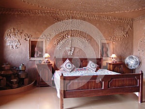 Room in desert, Rajasthan, India photo