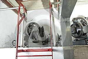 Room Elevator cable control in the mall