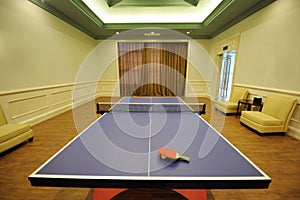 Room for game in ping-pong