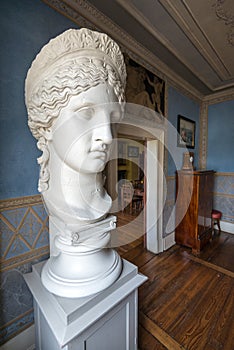 The room at the Goethe House in Weimar, Germany