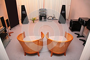 Room with hi-end audio system