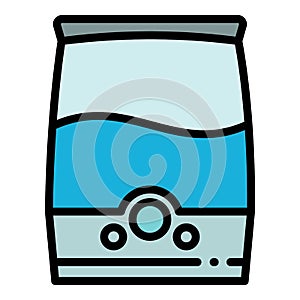 Room humidifier icon, outline style