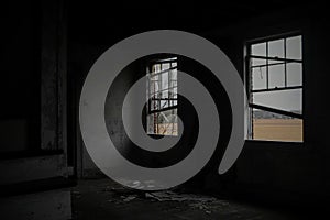 A Room Inside of a Spooky Abandoned Church