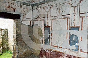 Room Interior, Herculaneum Archaeological Site, Campania, Italy