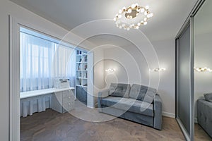 Room interior inside of the flat