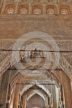 The room of the kings of the Alhambra of Granada, Andalucia, Spain photo