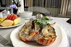 Room service lobster