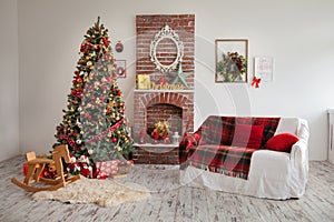 room with sofa, wood and fireplace, home furnishings photo