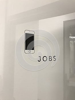 A room in a tech hub is named after Steve Jobs