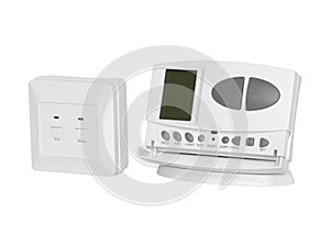 Room wireless programmable controller designed to control heating boilers