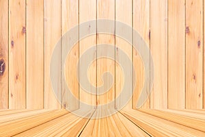 Room of Wood plank texture background.