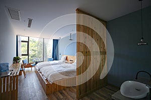 Rooms in rural homestays (hotels) in Shaanxi, China