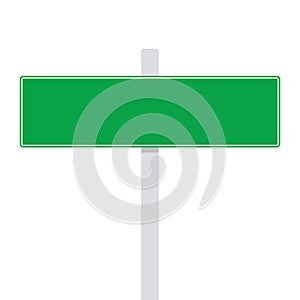 roooadBlank freeway sign isolated on white background.