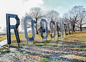 Roosevelt Park Sign Detroit