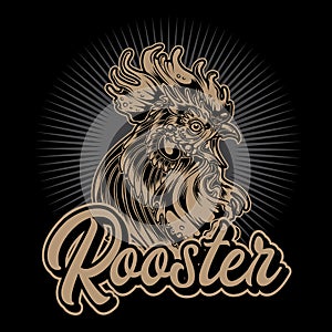 rooster fighting thailand chicken vector 4