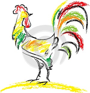 Rooster illustration