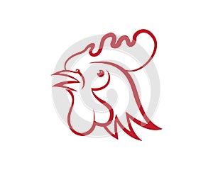 Rooster Logo Template