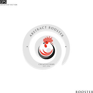 Rooster. Logo template