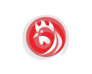Rooster Logo Template vector