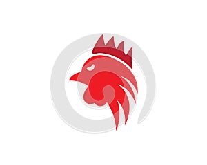 Rooster vector icon illustration design