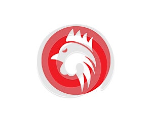 Rooster vector icon illustration design