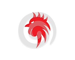 Rooster vector icon illustration design