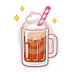 Root beer float