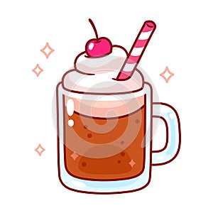 Root beer float