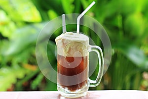 Root beer float