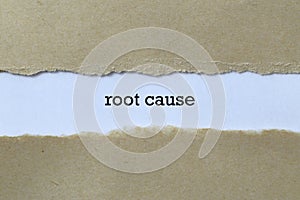 Root cause on paper