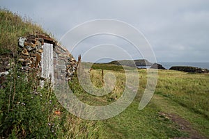Root Cellars at Elliston Puffin Site in Newfoundland