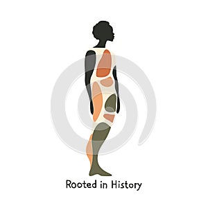 Rooted in History Silhouette Illustration photo