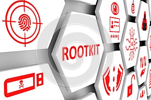 ROOTKIT concept cell background photo