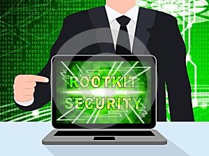 Rootkit Security Data Hacking Protection 3d Illustration