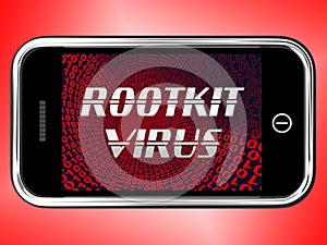 Rootkit Virus Cyber Criminal Spyware 3d Rendering photo