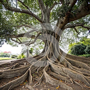 Roots of Bay Fig tree