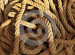Rope backgroundwith a loops