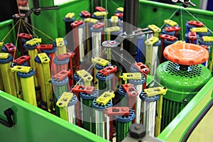 Rope braiding machine