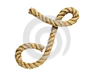 Rope forming letter C