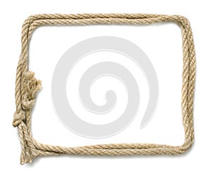 Rope frame photo
