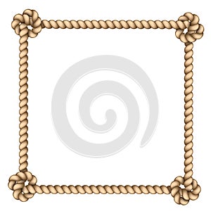 Rope frame