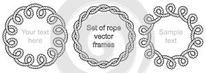 Rope frames