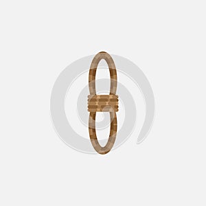 Rope Icon. Construction Concept. - Vector