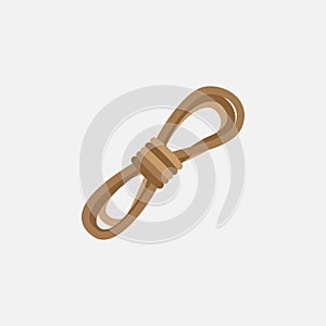 Rope Icon. Construction Concept. - Vector