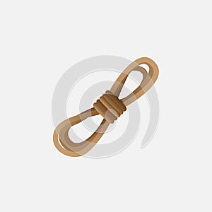 Rope Icon. Construction Concept. - Vector