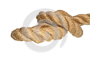 Rope isolated on white background