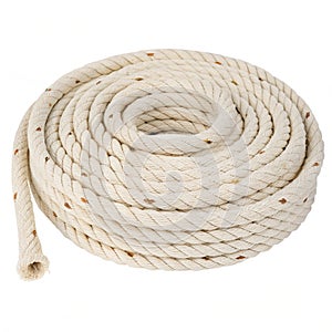 Rope isolated on white background