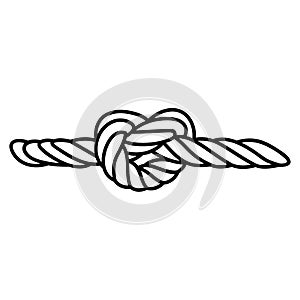 Rope knot vector, Hand drawn, Vector, Eps, Logo, Icon, crafteroks, silhouette Illustration for different uses