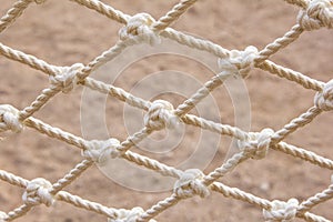 Rope knots as background