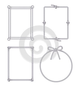 Rope Knots Frames Set